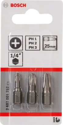 Puntas de Atornillar Extra Hard Phillips — Bosch original Colombia