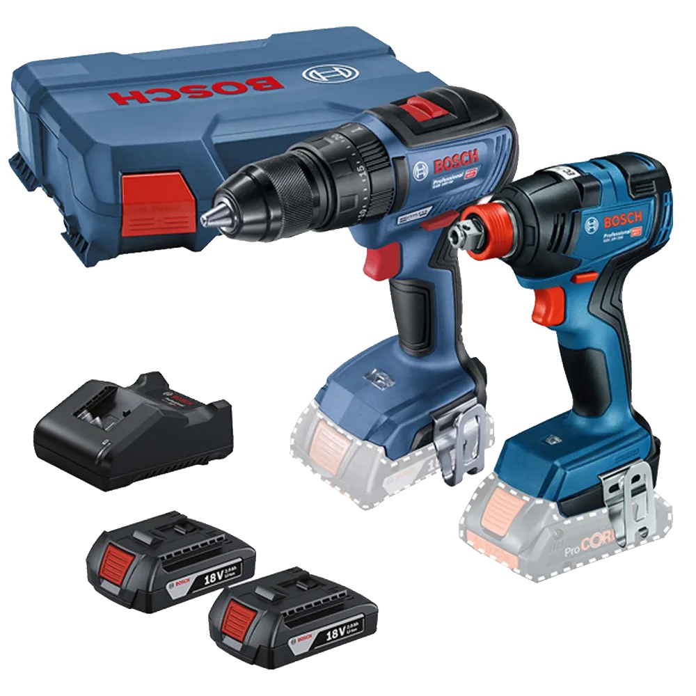 Combo Brushless GSB 18V-50 + GDX 18V-200 — Bosch original Colombia