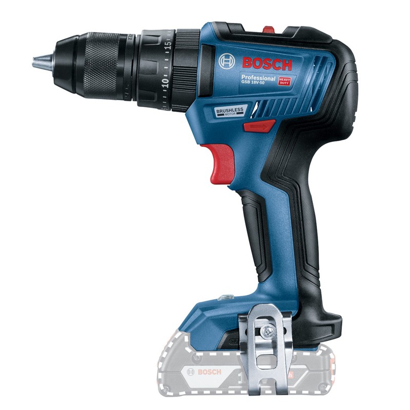 Rotomartillo Atornillador 1/2" GSB 18V-50 — Bosch original Colombia