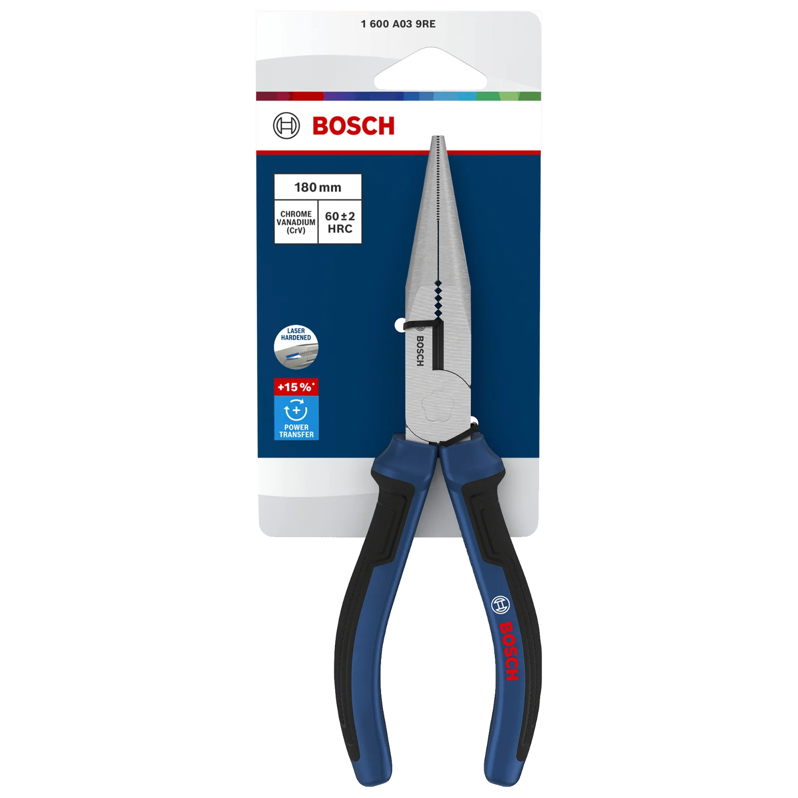 Alicate de punta larga 180mm — Bosch original Colombia