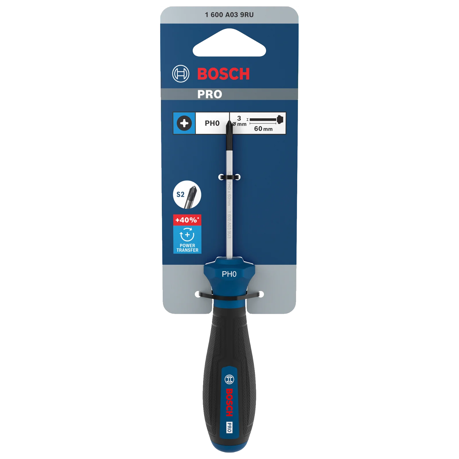 PRO Destornillador PH0 x 60 mm — Bosch original Colombia