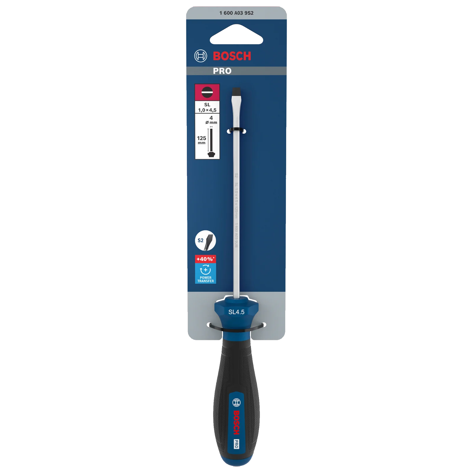 PRO Destornillador SL 1.0 x 4.5 x 125 mm — Bosch original Colombia