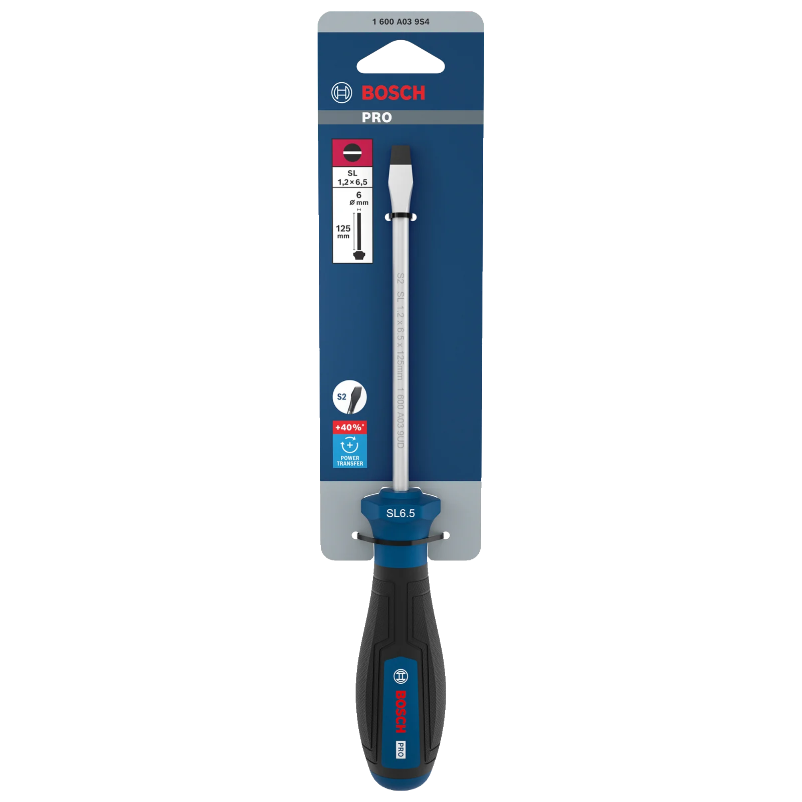 PRO Destornillador SL 1.2 x 6.5 x 125 mm — Bosch original Colombia