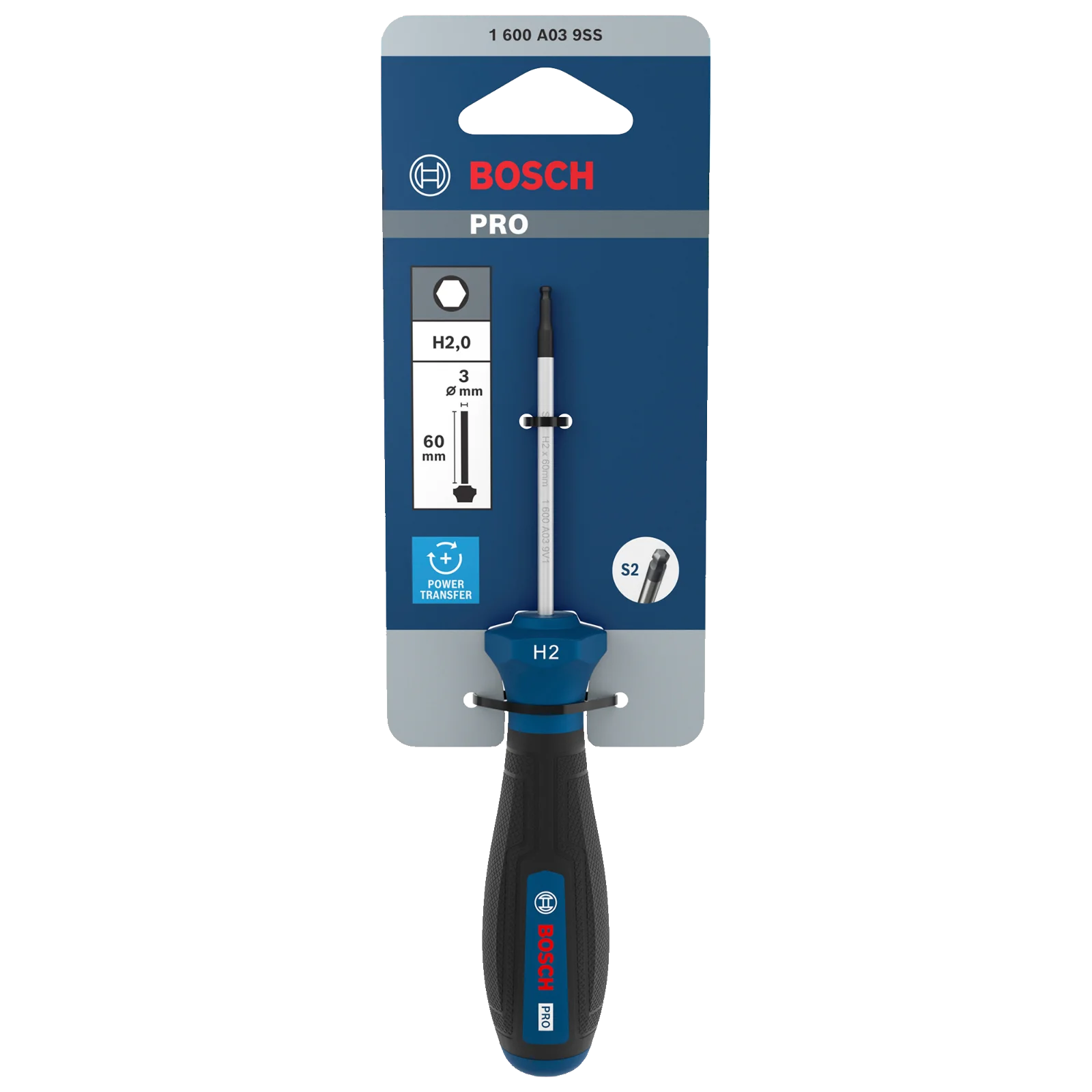 PRO Destornillador H2 x 60 mm — Bosch original Colombia