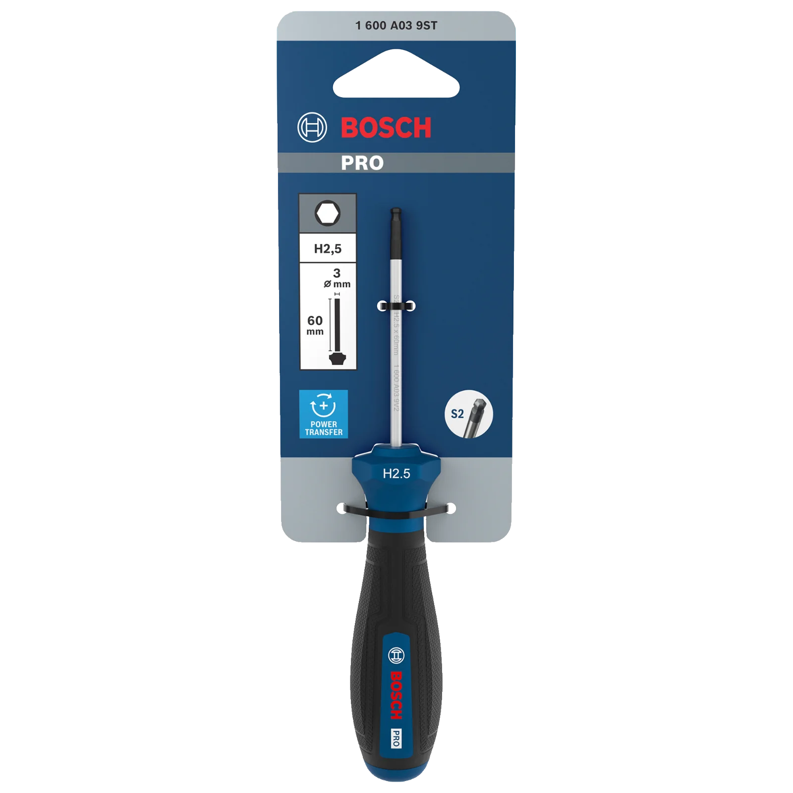 PRO Destornillador H2.5 x 60 mm — Bosch original Colombia