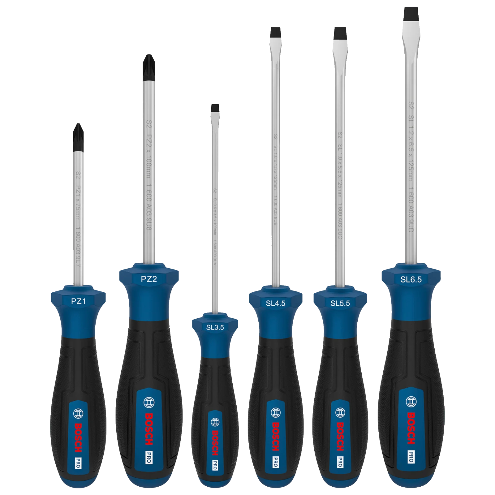 PRO Destornillador Juego PZ/SL 6-Piezas — Bosch original Colombia