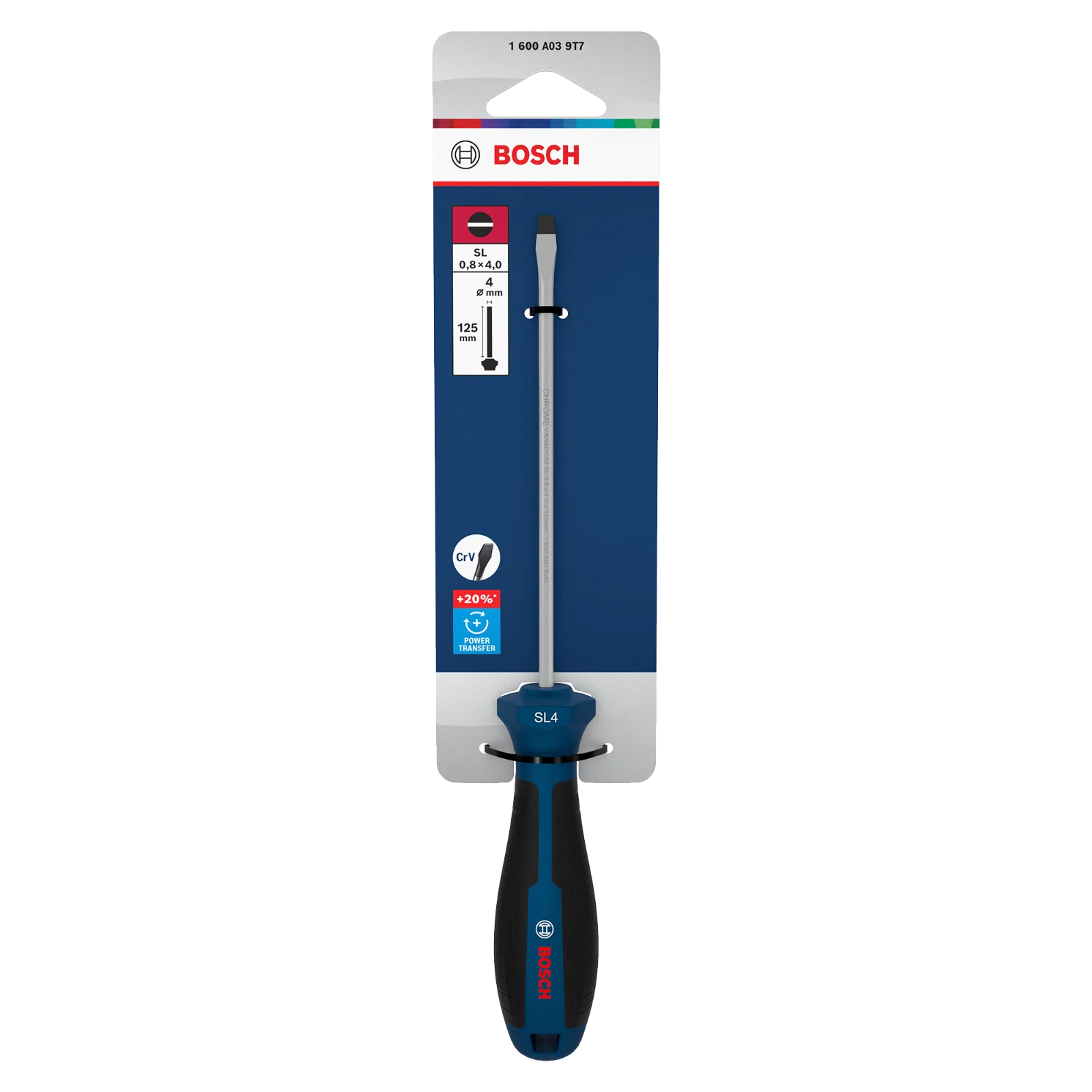 Destornillador SL 0.8 x 4.0 x 125mm — Bosch original Colombia