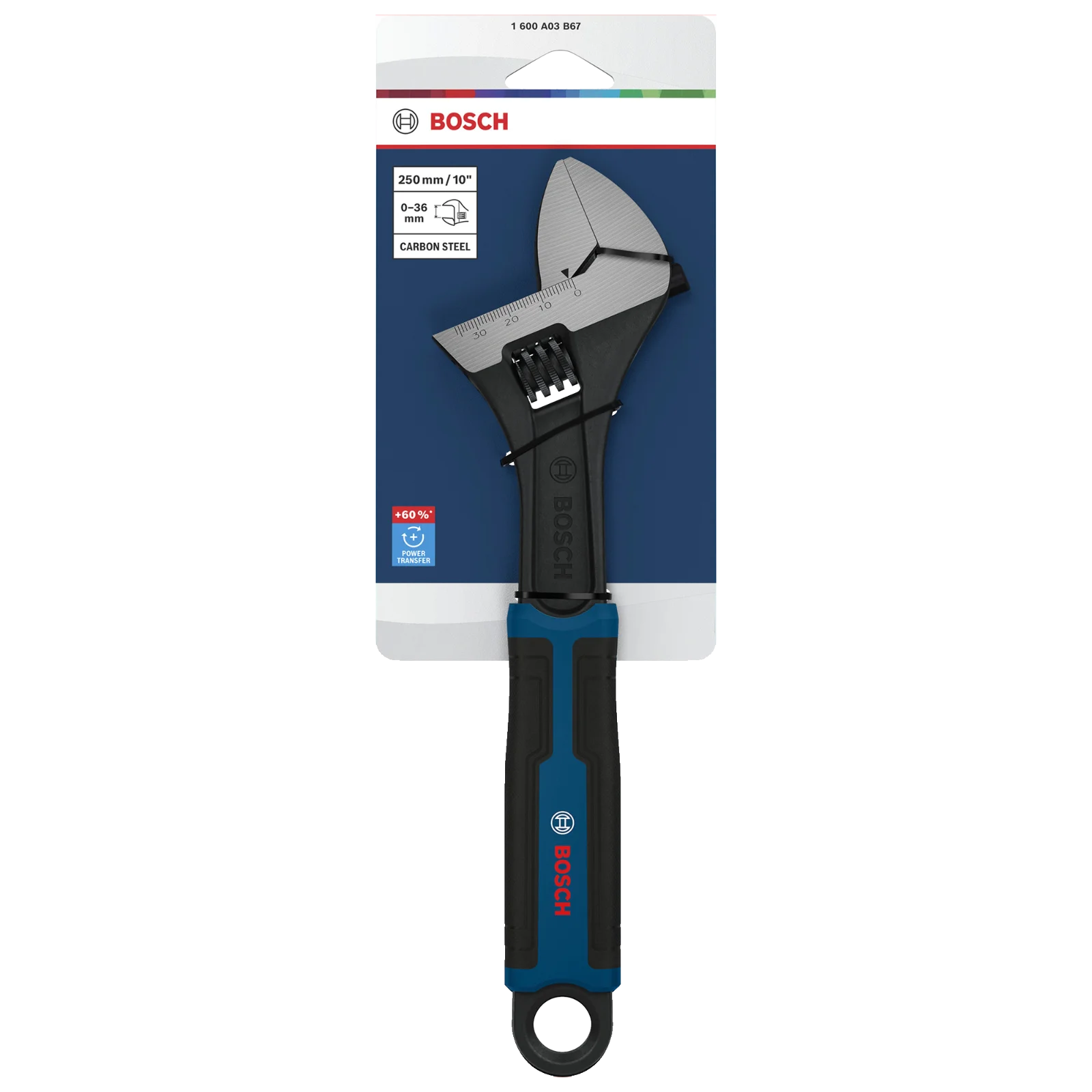 Llave ajustable 250 mm / 10" — Bosch original Colombia