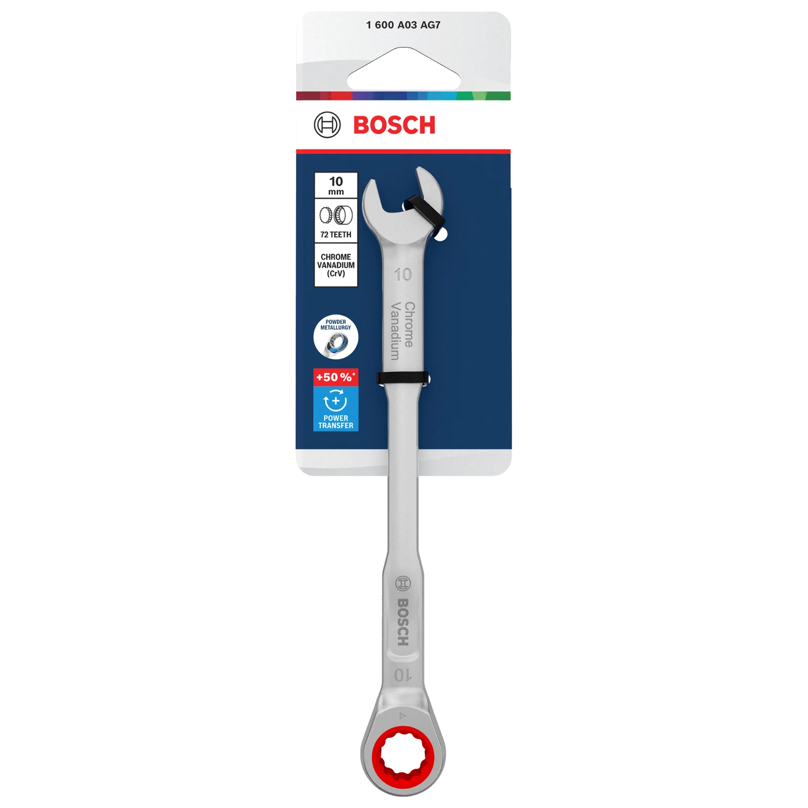 Carraca Llave combinada 10 mm — Bosch original Colombia