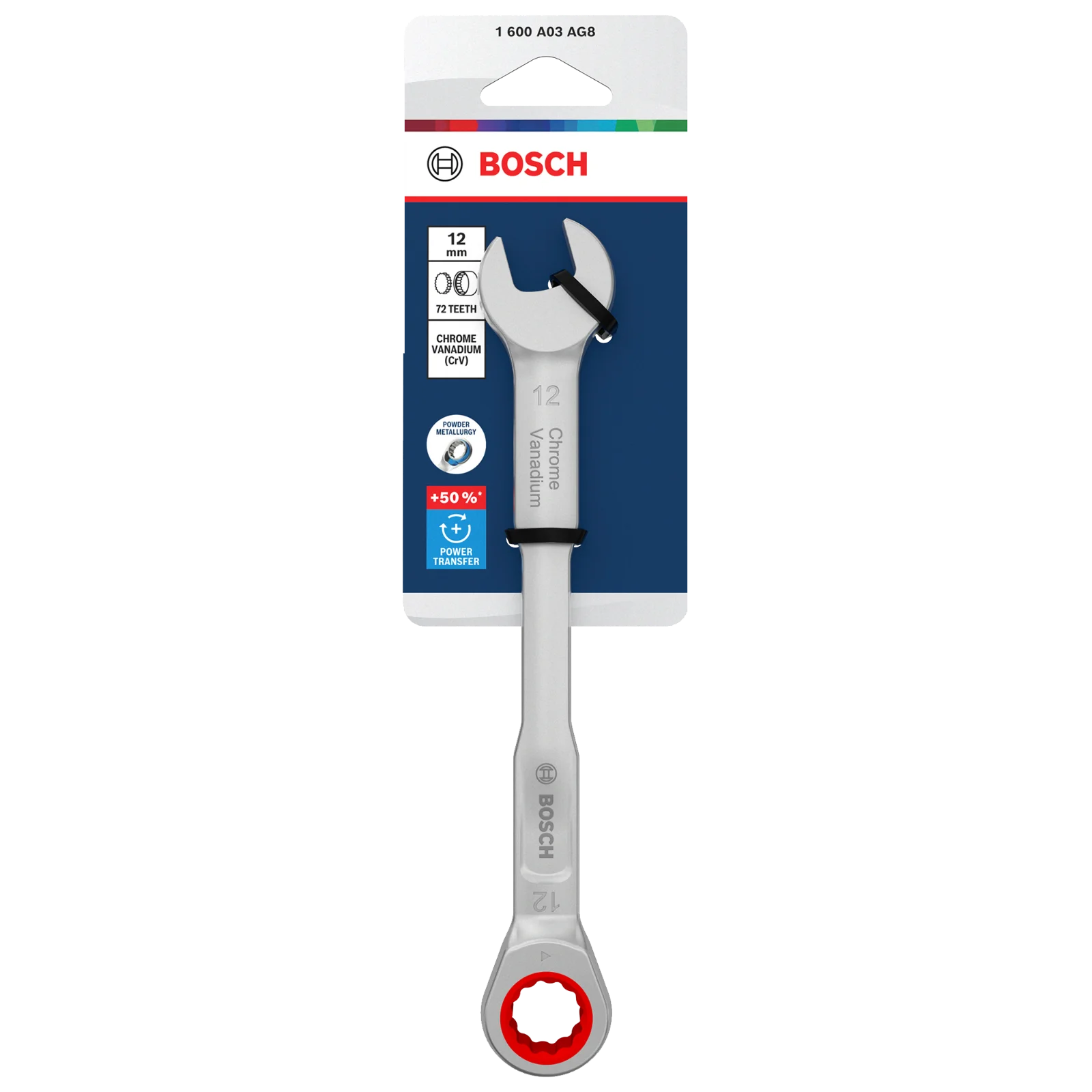 Carraca Llave combinada 12 mm — Bosch original Colombia