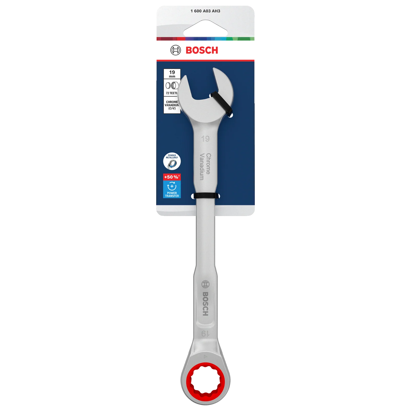 Carraca Llave combinada 19 mm — Bosch original Colombia