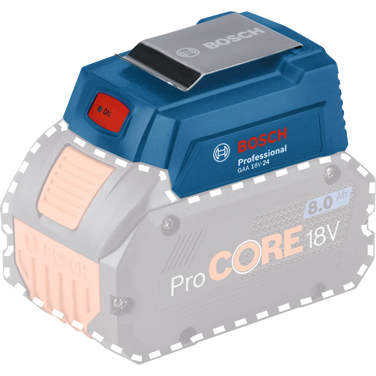 Adaptador de cargador USB Bosch GAA 18V-24 — Bosch original Colombia