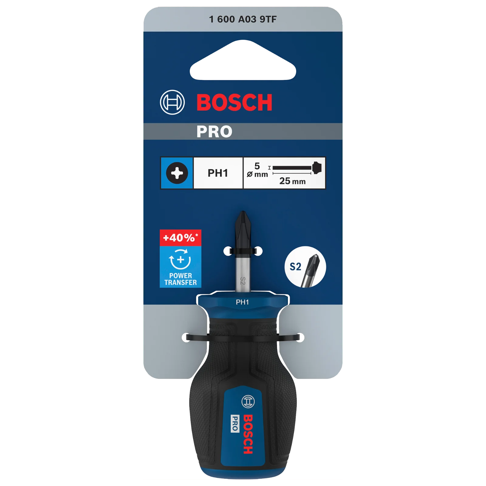 PRO Corto Destornillador PH1 x 25 mm — Bosch original Colombia
