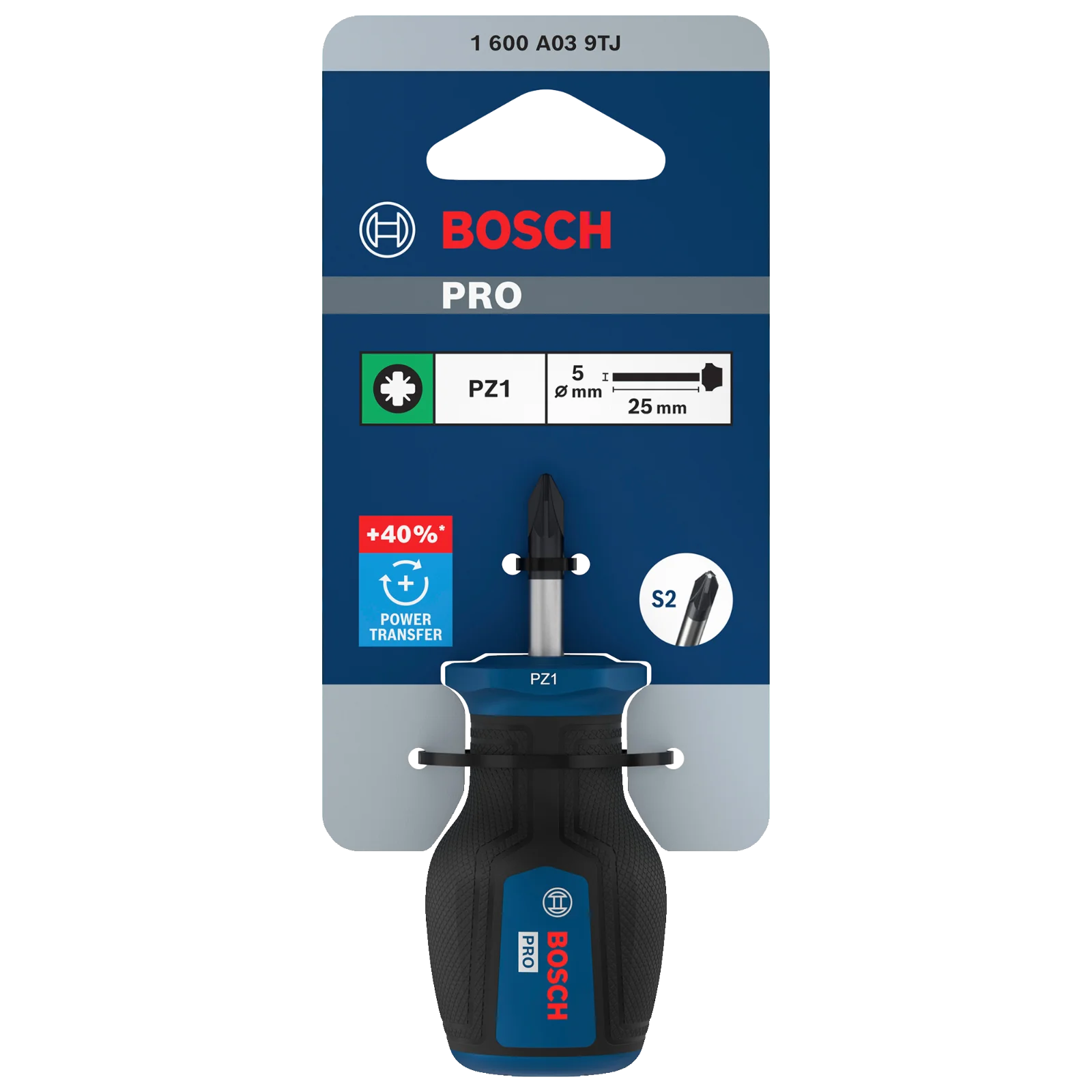 PRO Corto Destornillador PZ1 x 25 mm — Bosch original Colombia
