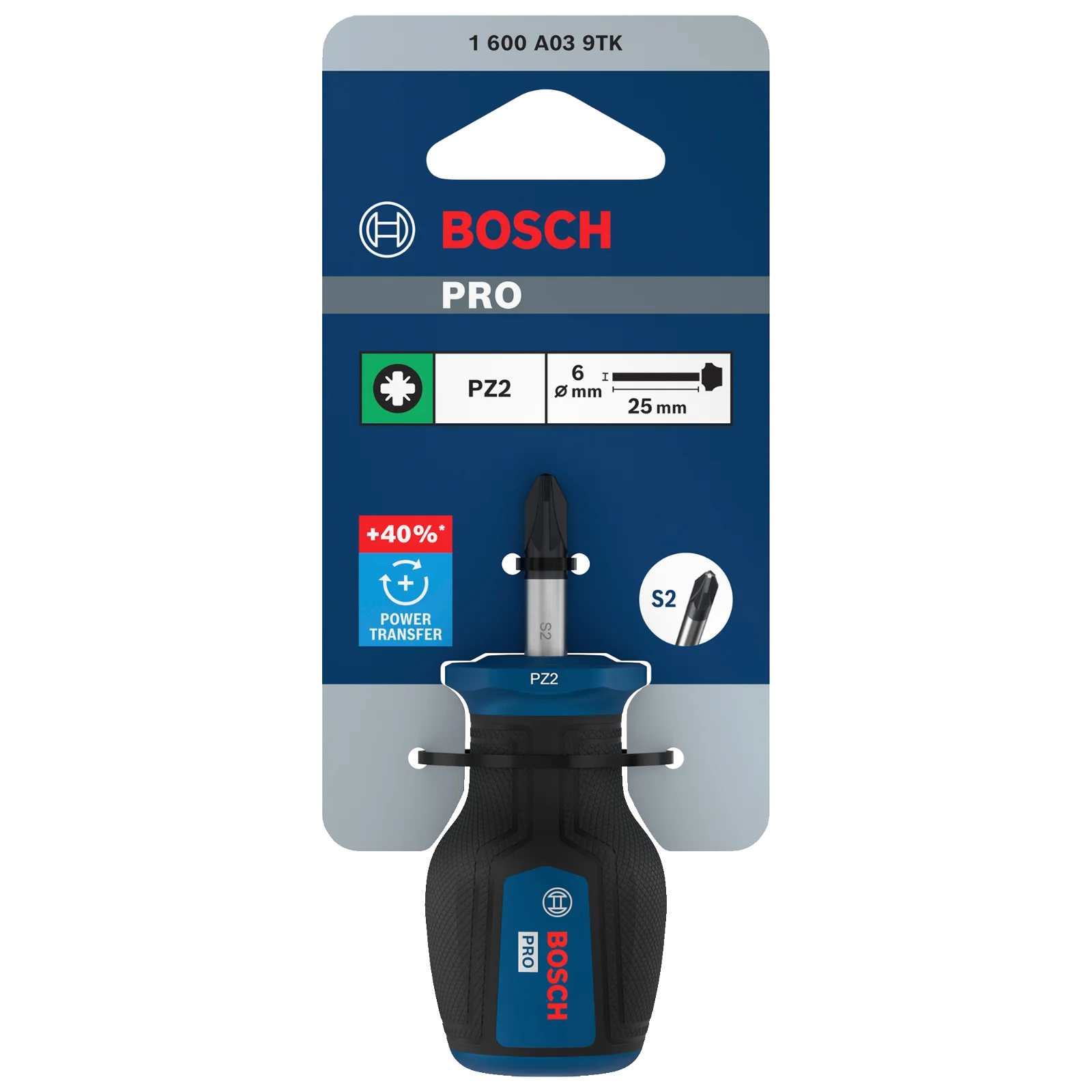 PRO Corto Destornillador PZ2 x 25 mm — Bosch original Colombia