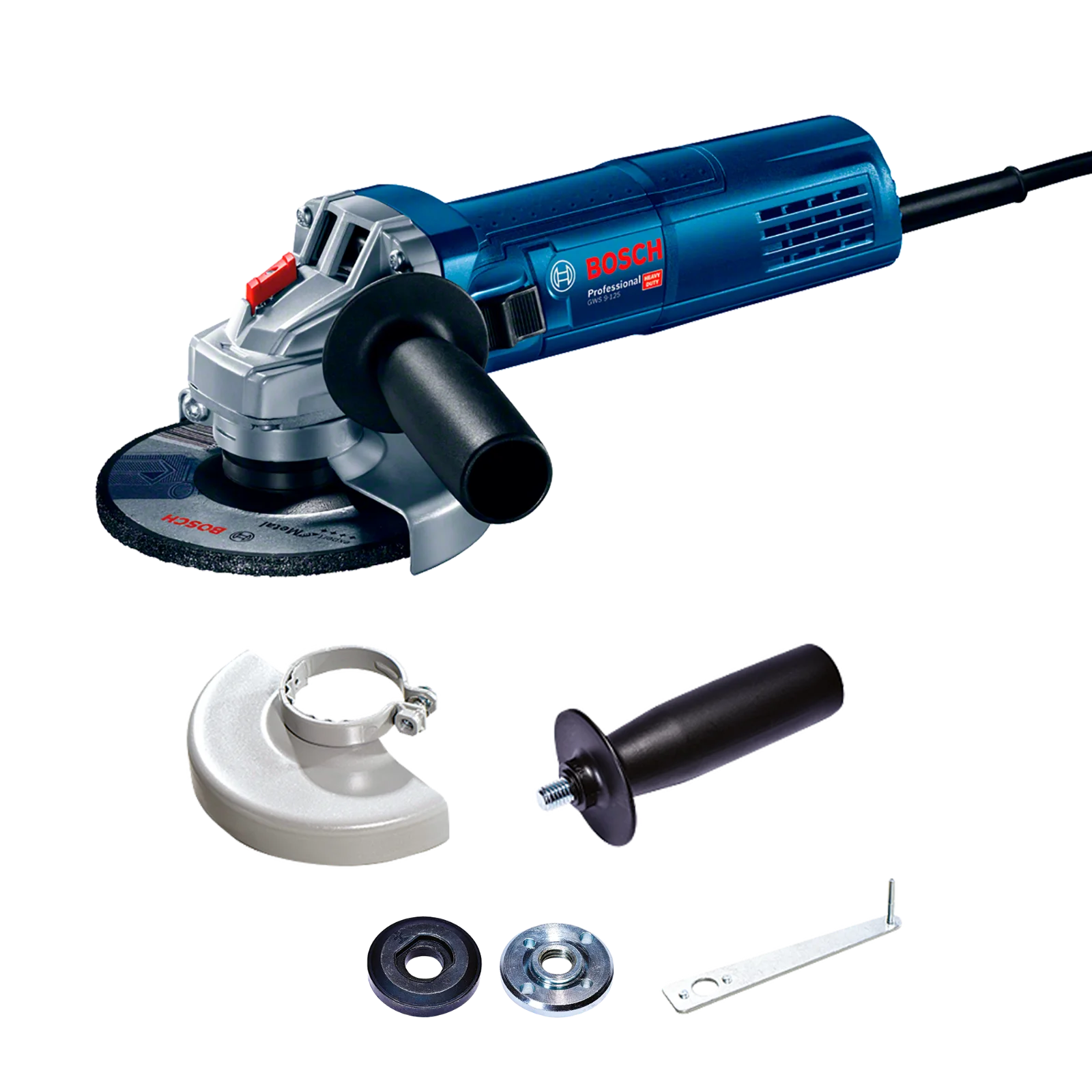 Amoladora Angular 4 1/2" y 5" GWS 9-125 — Bosch original Colombia