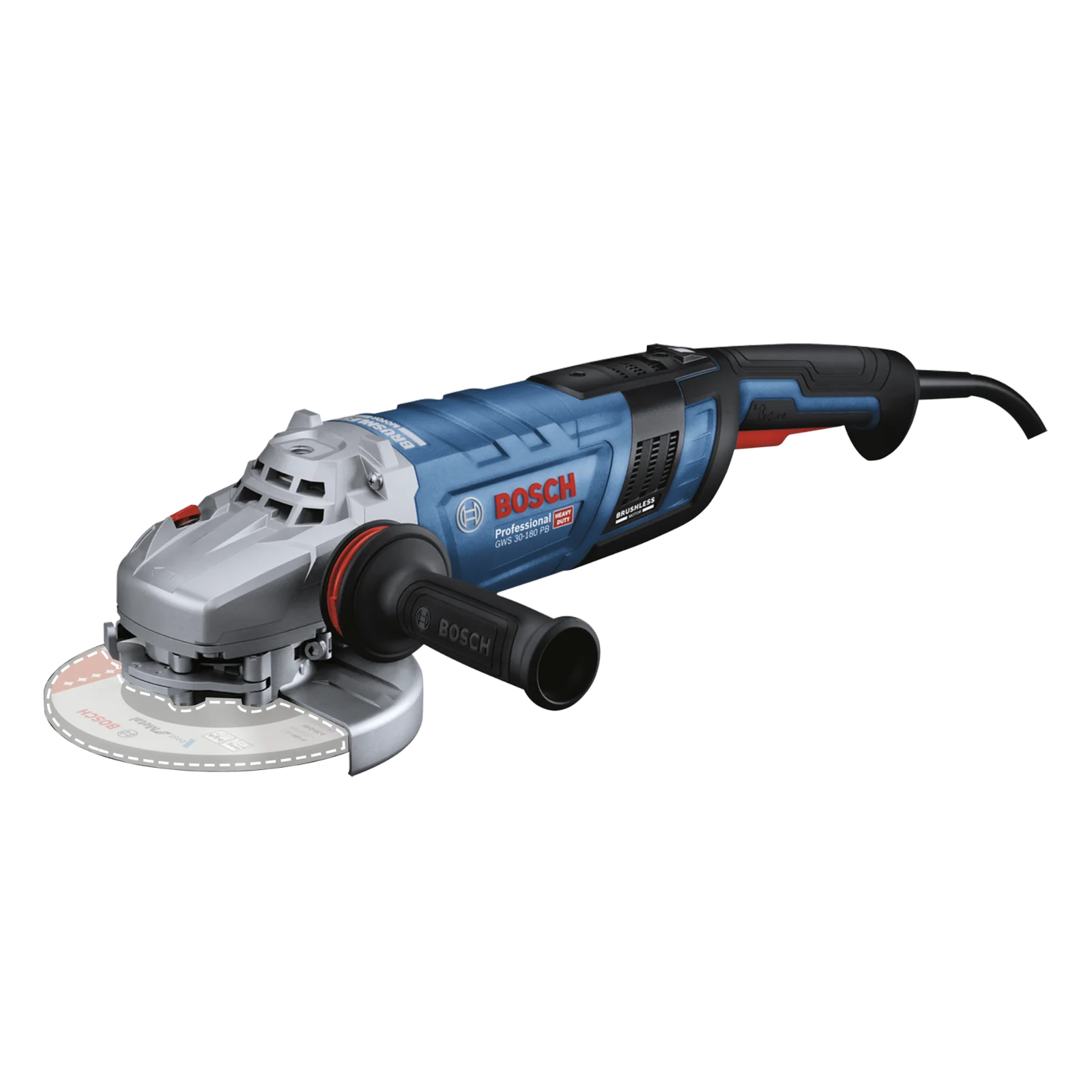 Amoladora 7" y 9" GWS 30-180 PB — Bosch original Colombia
